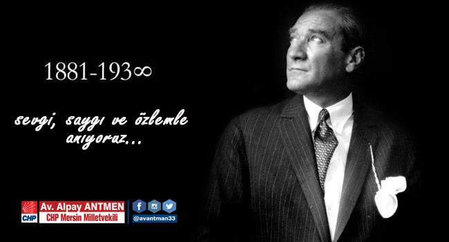 Ulu Nder Mustafa Kemal Atat Rk N L M N N Y L Av Alpay Antmen