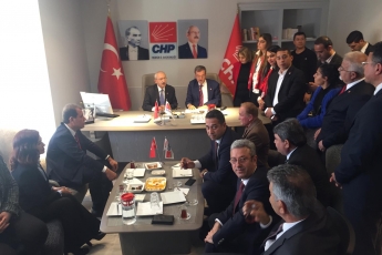 CHP Genel Bşk. Kemal KILIÇDAROĞLU'nun CHP Mersin İl Bşk.lığını Ziyaretine Katılımımız.
