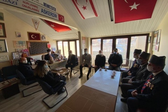 Türkiye Muharip Gaziler Derneği Aksaray Şubesine giderek, Şube Başkanımız Muharip Gazi Mustafa Dağ’ı ve Gazilerimizi ziyaret ettik.